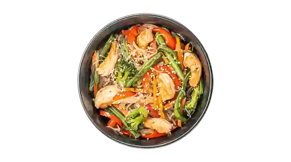 Страва Локшина рисова з креветками меню Bowl&Rice Локшина рисова з креветками меню Bowl&Rice