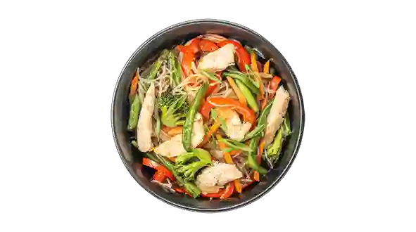 Страва Локшина рисова з куркою меню Bowl&Rice Локшина рисова з куркою меню Bowl&Rice
