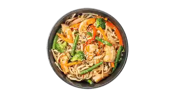 Страва Локшина удон з креветками меню Bowl&Rice Локшина удон з креветками меню Bowl&Rice