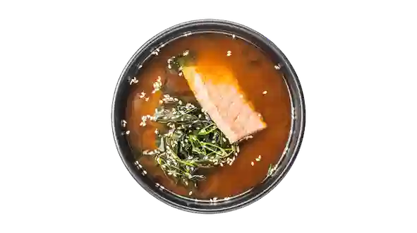 Страва Місо суп з лососем меню Bowl&Rice Місо суп з лососем меню Bowl&Rice