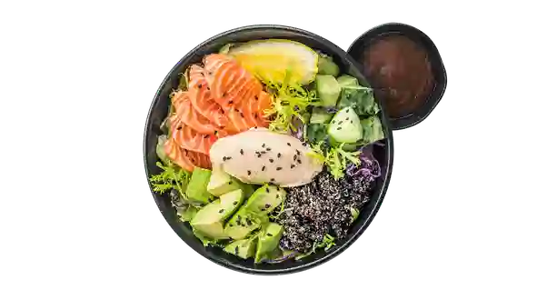 Страва Поке з лососем меню Bowl&Rice Поке з лососем меню Bowl&Rice
