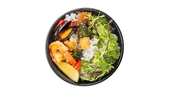 Страва Боул з морепродуктами меню Bowl&Rice Боул з морепродуктами меню Bowl&Rice