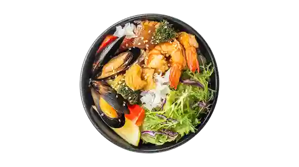 Страва Боул з морепродуктами XL меню Bowl&Rice Боул з морепродуктами XL меню Bowl&Rice